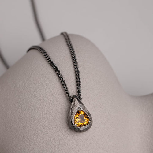 Citrine Necklace Men