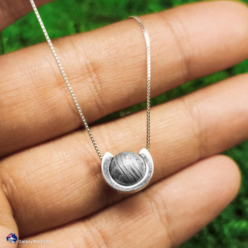Movable Iron Meteorite Ball Pendant